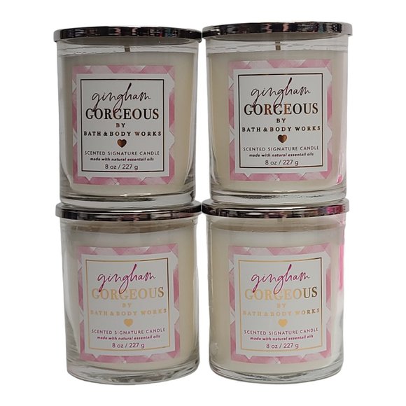 Bath & Body Works Accents X4 Bath Body Works Gingham